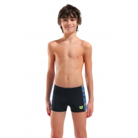 Детские спортивные плавки для плавания Arena CANDIES SWIM SHORT (010299-550) размер 10-11 лет черные с синим Детские спортивные плавки для плавания Arena CANDIES SWIM SHORT (010299-550) размер 10-11 лет черные с синим