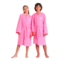 Дитячій халат з мікрофібри унісекс Arena ZEAL JUNIOR ROBE (009042-910) 14-15 років рожевий