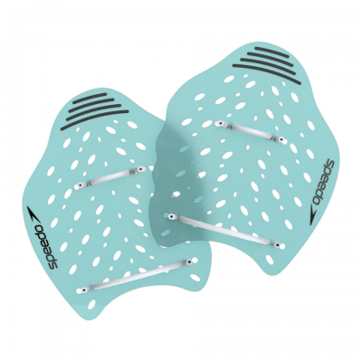 Лопатки для плавання Speedo Power Plus Paddle Turquoise (8-775301916243) блакитні, розмір XL