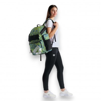 Рюкзак для плавания Arena ONE GO BACKPACK 45L AO (010232-913) 45L зеленый змеиная кожа