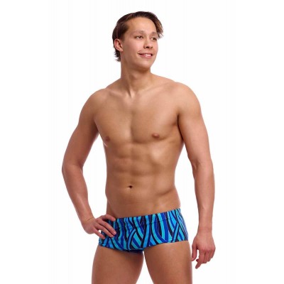 Чоловічі плавки Funky Trunks Men's Sidewinder Trunks Snork City (FTS015M72180) розмір 32 сині