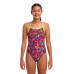 Дитячий купальник Funkita Girl's Single Strap One Piece Swan City (FKS030G72231) з лебедями розмір 10 (10-11 років)