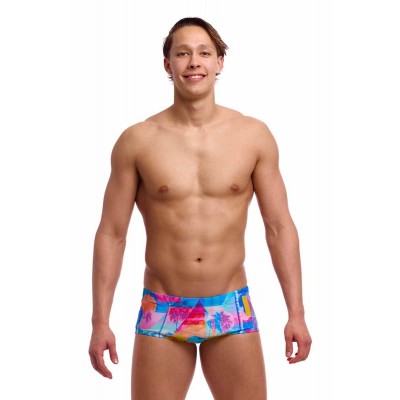Чоловічі плавки Funky Trunks Men's Classic Trunks Pixel Paradise (FTS001M72177) розмір 34 (M) сині