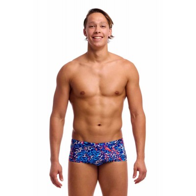 Чоловічі плавки Funky Trunks Men's Classic Trunks Mad Cat (FTS001M72236) розмір 32 (S) сині