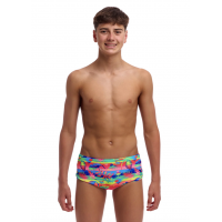 Детские плавки Funky Trunks Boy's Sidewinder Trunks Free Foliage (FTS015B72240) размер 24 (8-9 лет)