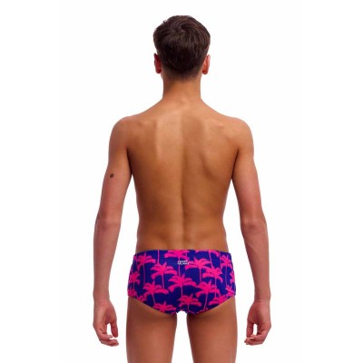 Дитячі плавки Funky Trunks Boy's Sidewinder Trunks Pinky Palms (FTS015B72228) розмір 26 (10-11 років)