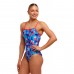Жіночий купальник Funkita Ladies Single Strap One Piece Messy Messy Messy (FKS030L72252) розмір 6 синій