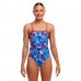 Жіночий купальник Funkita Ladies Single Strap One Piece Messy Messy Messy (FKS030L72252) розмір 6 синій