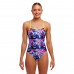Жіночий купальник Funkita Ladies Single Strap One Piece Wet Wave (FKS030L72221) розмір 6 синій
