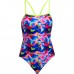 Жіночий купальник Funkita Ladies Single Strap One Piece Wet Wave (FKS030L72221) розмір 6 синій