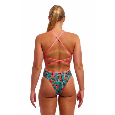 Жіночий купальник Funkita Ladies Strapped In One Piece Swan See Swan (FKS034L72230) розмір 12 з лебедями