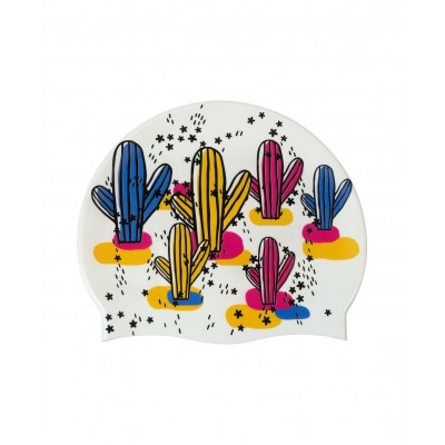 Шапочка для плавання Arena HD CAP (005572-248) з кактусами