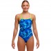 Жіночий купальник Funkita Ladies Single Strap One Piece Storm Chaser (FKS030L72307) розмір 10 синій