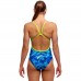 Жіночий купальник Funkita Ladies Single Strap One Piece Storm Chaser (FKS030L72307) розмір 10 синій Жіночий купальник Funkita Ladies Single Strap One Piece Storm Chaser (FKS030L72307) розмір 10 синій