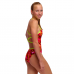 Дитячій купальник Funkita Girl's Strapped In One Piece Saucy Sonar (FKS034G72308) розмір 12 (12-13 років) червоний