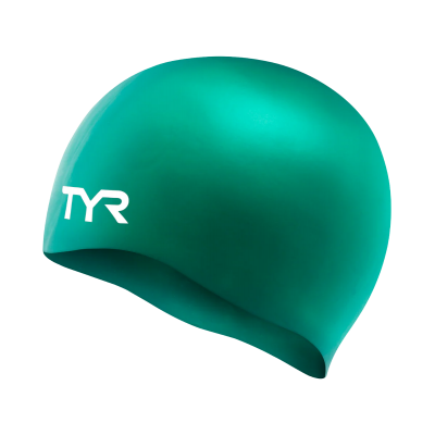 Шапочка для плавання TYR Adult Silicone Wrinkle-Free Swim Cap (LCS-310) зелена