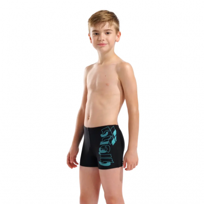 Детские спортивные плавки для плавания Arena Tales Swim Short (009087-508) размер 10-11 лет черные