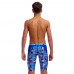 Плавки довгі джамери для плаванння Funky Trunks Boy's Messy Messy Messy Training Jammers (FTS003B72252) розмір 22 (6-7 років) мазки сині безладний