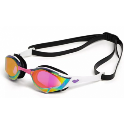 Окуляри для плавання Arena COBRA EDGE SWIPE MR (006870-150) білі з рожевими лінзами Окуляри для плавання Arena COBRA EDGE SWIPE MR (006870-150) білі з рожевими лінзами