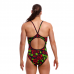 Жіночий купальник Funkita Ladies Diamond Back One Piece Black Rose (FKS033L71942) розмір 8 чорний