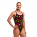Жіночий купальник Funkita Ladies Diamond Back One Piece Black Rose (FKS033L71942) розмір 8 чорний