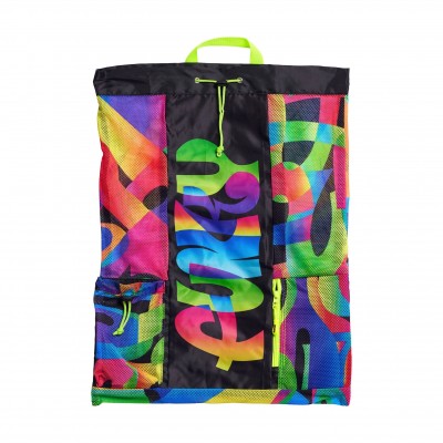 Сітка-рюкзак Funky Gear Up Mesh Backpack Colour Funk (FYG011N7200700) 64см x 47см чорна