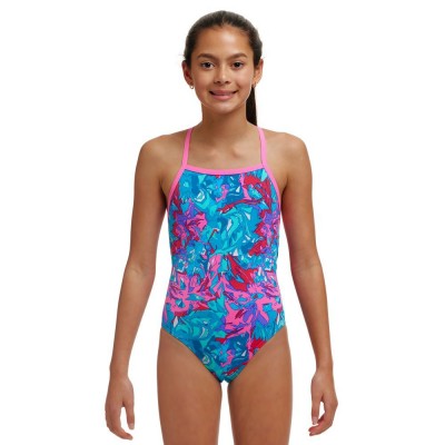 Дитячій купальник Funkita Girl's Strapped In One Piece Manga Mad (FKS034G71812) розмір 8 рожевий