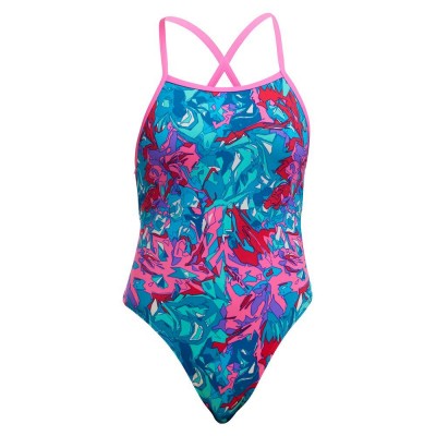 Дитячій купальник Funkita Girl's Strapped In One Piece Manga Mad (FKS034G71812) розмір 8 рожевий