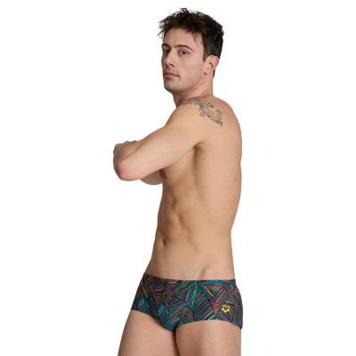 Чоловічі плавки для плавання ARENA OVERVIEW SWIM LOW WAIST SHORT (006668-550) розмір 90 чорні