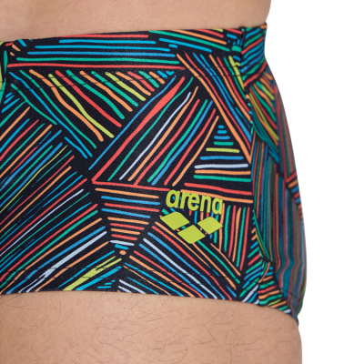 Чоловічі плавки для плавання ARENA OVERVIEW SWIM LOW WAIST SHORT (006668-550) розмір 90 чорні