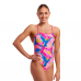 Жіночий купальник Funkita Ladies Tie Me Tight One Piece Just Jungle (FKS036L72081) розмір 8 рожевий