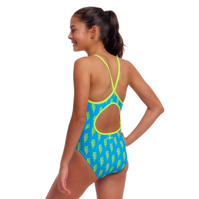 Дитячій купальник Funkita Girl's Diamond Back One Piece Bolted (FKS033G72086) розмір 8 блакитний