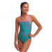 Дитячій купальник Funkita Girl's Strapped In One Piece Zip Zap (FKS034G72089) розмір 10 блакитний
