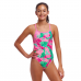 Дитячій купальник Funkita Girl's Single Strap One Piece Tropic Palm (FKS030G72083) розмір 12 рожевий
