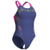 Женский купальник Arena SPIDER WEB SWIMSUIT V BACK (007988-890) синий, размер 44