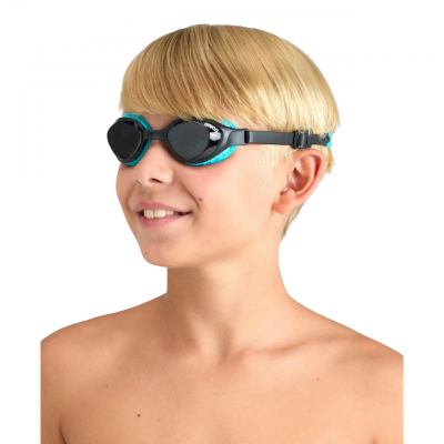 Детские очки для плавания Arena Arena Air Junior (005381-101) голубые чорные 6-12 лет