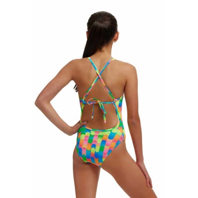 Дитячий спортивний купальник Funkita Girl's Blocked Dotty Tie Me Tight One Piece (FKS036G71801) розмір 12 Жовтий Дитячий спортивний купальник Funkita Girl's Blocked Dotty Tie Me Tight One Piece (FKS036G71801) розмір 12 Жовтий