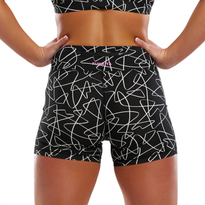 Жіночі шорти Funkita Ladies Gym Short Texta Mess (FS62L71644) розмір 14 чорний