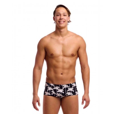 Чоловічі плавки Funky Trunks Men's Classic Trunks Palm Night (FTS001M01991) розмір 30 чорні з пальмами