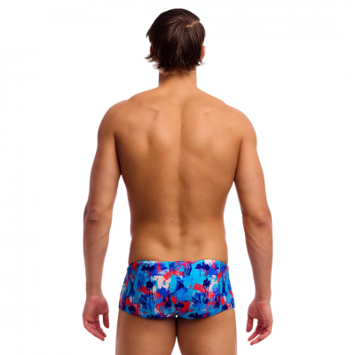 Мужские плавки Funky Trunks Men's Sidewinder Trunks Messy Messy Messy (FTS015M72252) размер 34 синие