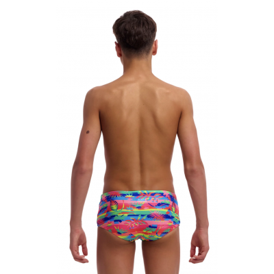 Дитячі плавки Funky Trunks Boy's Sidewinder Trunks Free Foliage (FTS015B72240) розмір 26 (10-11 років)