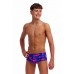 Дитячі плавки Funky Trunks Boy's Sidewinder Trunks Warped Waves (FTS015B72222) розмір 24 (8-9 років) фіолетові