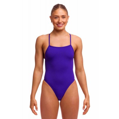 Жіночий купальник для плавання Funkita Ladies Single Strength One Piece Still Purple (FKS045L00445) розмір 8 фіолетовий