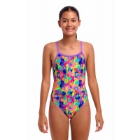 Дитячій купальник для плавання Funkita Girl's Single Strap One Piece Mess Match (FKS030G72251) розмір 10 Дитячій купальник для плавання Funkita Girl's Single Strap One Piece Mess Match (FKS030G72251) розмір 10
