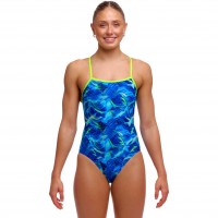 Женский купальник Funkita Ladies Single Strap One Piece Storm Chaser (FKS030L72307) размер 12синий Женский купальник Funkita Ladies Single Strap One Piece Storm Chaser (FKS030L72307) размер 12синий