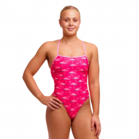 Женский купальник Funkita Ladies Strapped In One Piece Flaming Go Gos (FKS034L72305) размер 10 розовый
