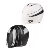 Шапочка для плавання двобічна Arena Grid REVERSIBLE CAP (003786-105) чорна-біла