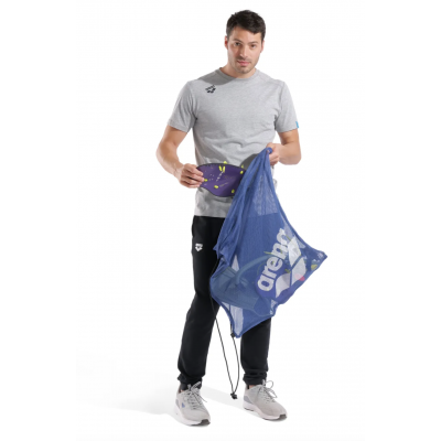 Сумка сітка для плавального інвентарю Arena ONE GO Mesh BAG (010240-400) синій 40 літрів