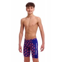 Плавки длинные джамеры для плавания Funky Trunks Boy's Flash Training Jammers (FTS003B72087) размер 24 (8-9 лет) с молнией