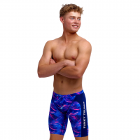 Дитячі плавки довгі джамери для плаванння Funky Trunks Boy's Training Jammers Rising Tide (FTS003B72306) розмір 26 (10-11 років) фіолетовий Дитячі плавки довгі джамери для плаванння Funky Trunks Boy's Training Jammers Rising Tide (FTS003B72306) розмір 26 (10-11 років) фіолетовий